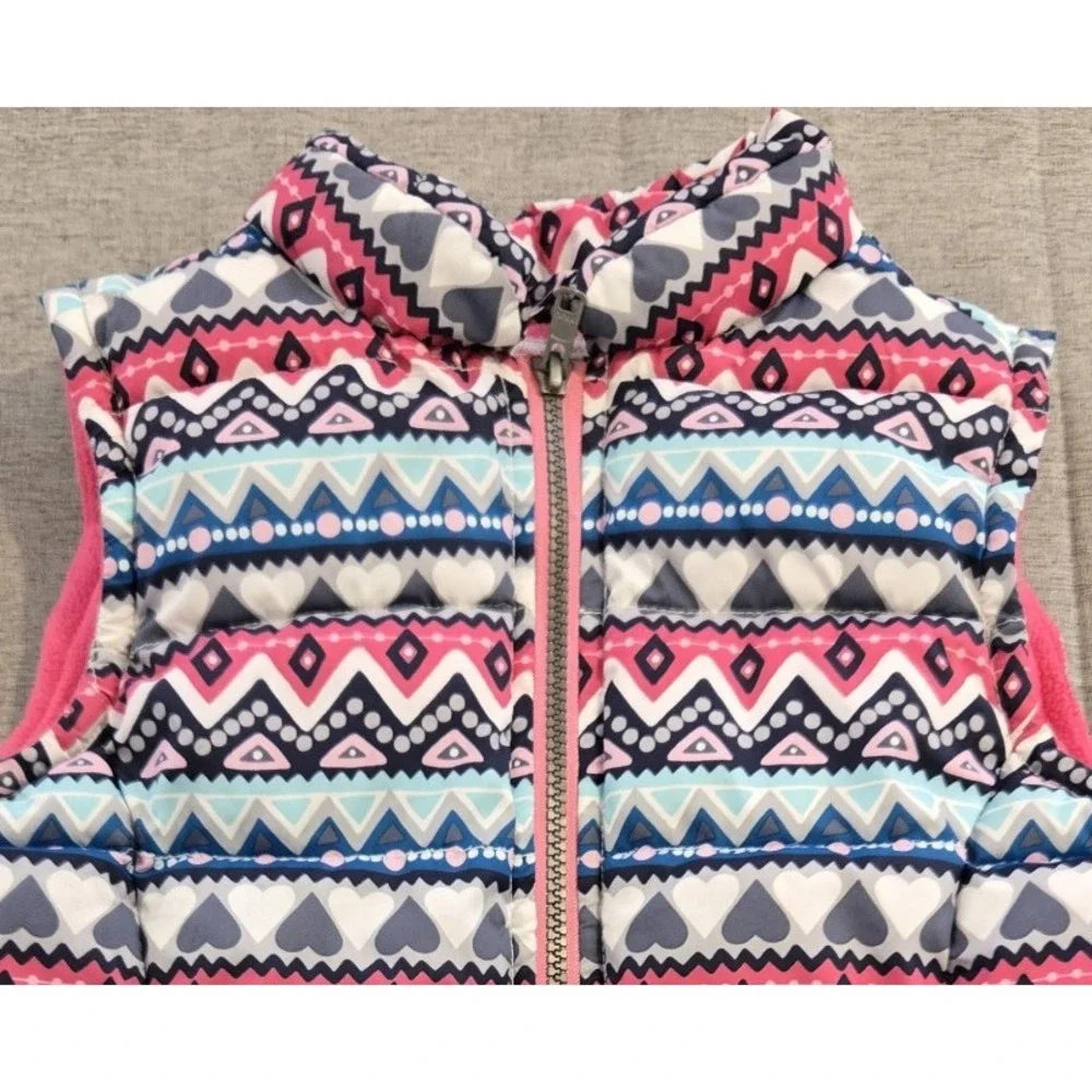 Gymboree Girl's Fleece Lined Puffer Coat Vest w/‎ Pockets Size L (10-12)